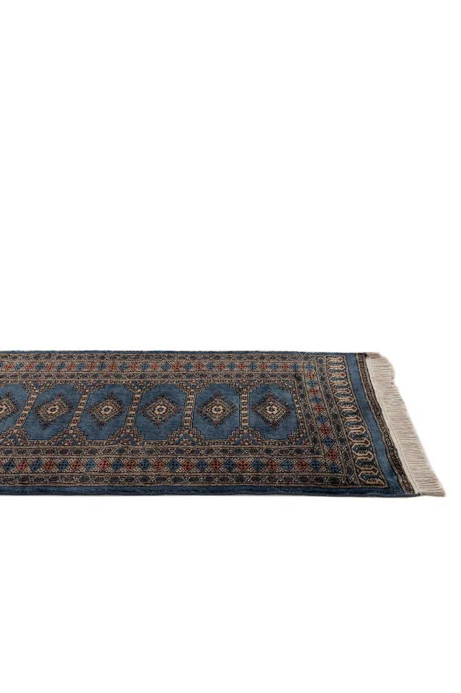 2' 8 x 8' 10 Hand Knotted Bokhara Oriental Wool Runner Rug