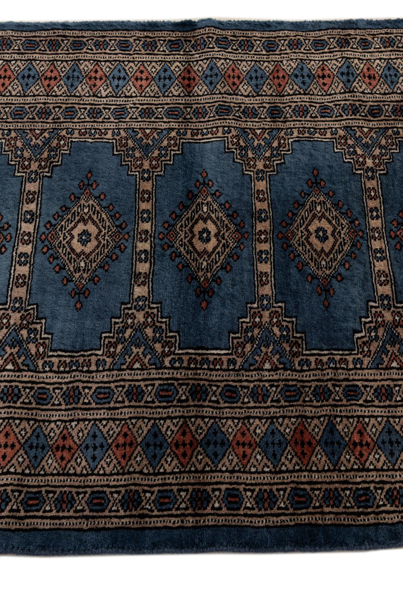 2' 8 x 8' 10 Hand Knotted Bokhara Oriental Wool Runner Rug