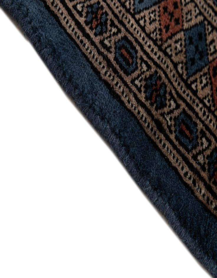 Detail image of 2' 8 x 8' 10  Hand Knotted Bokhara Oriental Wool Runner Rug