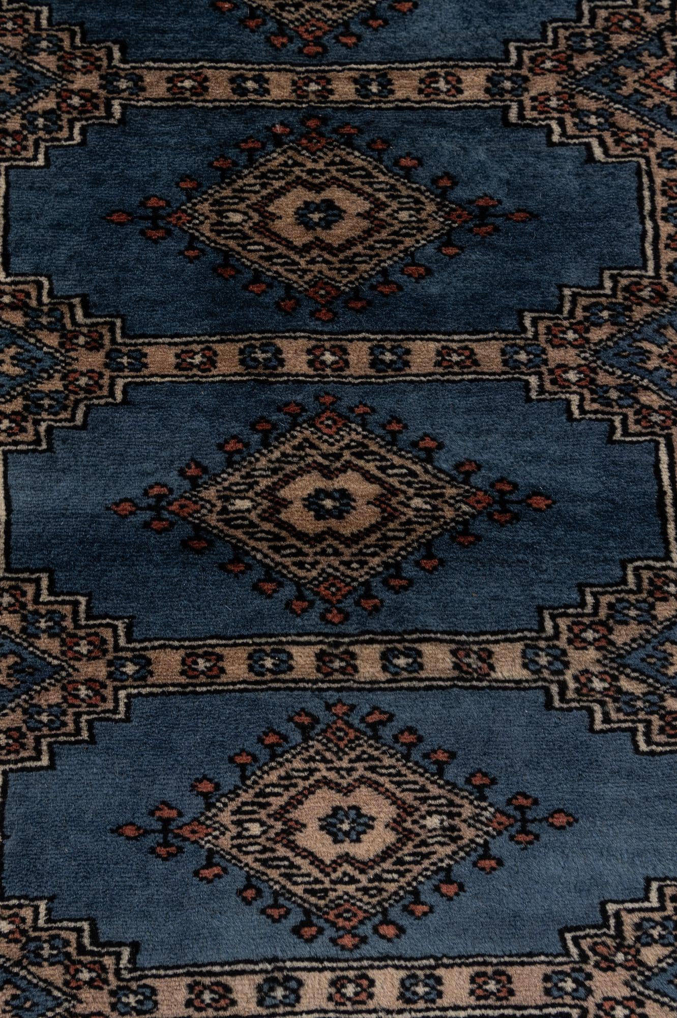 2' 8 x 8' 10 Hand Knotted Bokhara Oriental Wool Runner Rug