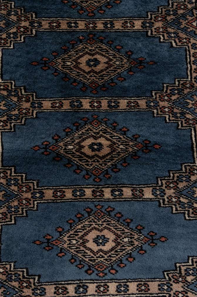 2' 8 x 8' 10 Hand Knotted Bokhara Oriental Wool Runner Rug