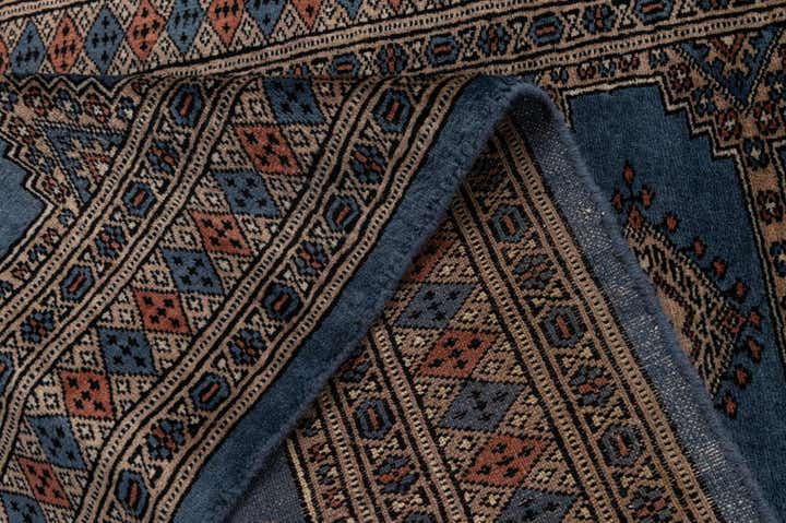 2' 8 x 8' 10 Hand Knotted Bokhara Oriental Wool Runner Rug