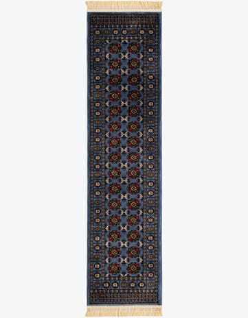 Blue Bokhara Runner Rug