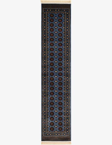 Blue Bokhara Runner Rug