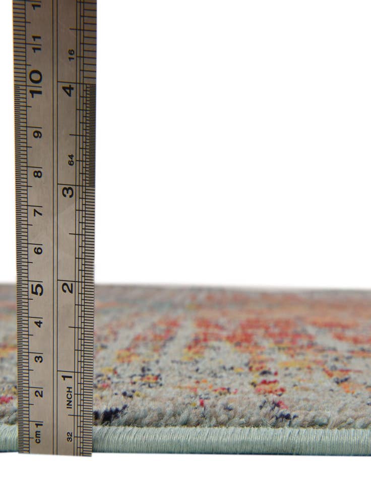 Detail image of 2' x 6' 9 Washable Carnevale Runner Rug