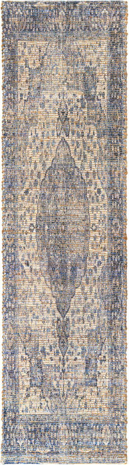 Detail image of 2' 2 x 8' Hand Woven Chenille Jute Runner Rug
