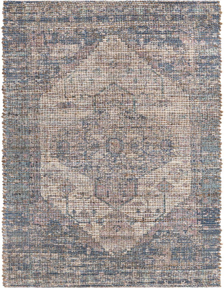 Detail image of 2' 2 x 6' 1 Hand Woven Chenille Jute Runner Rug