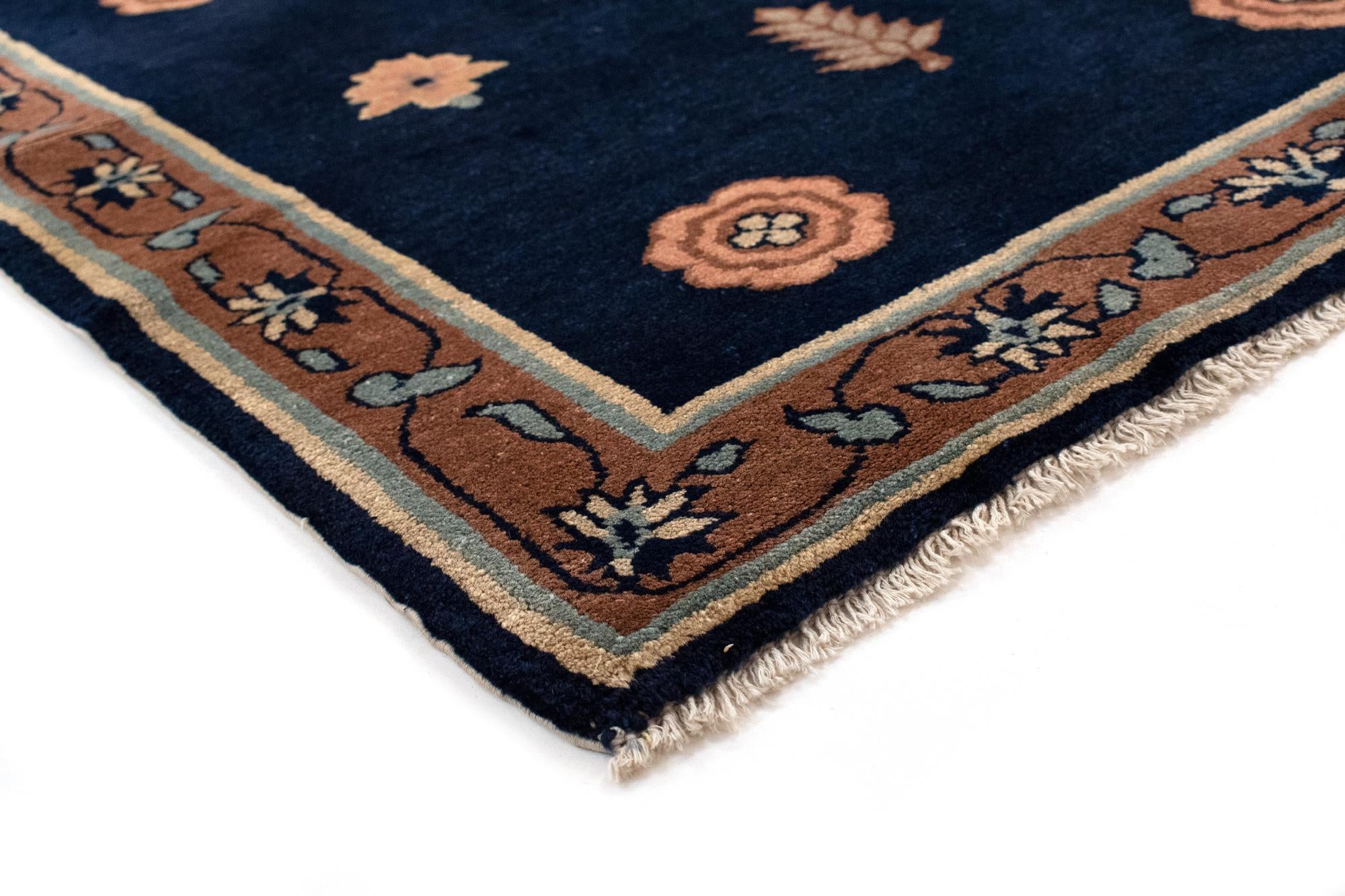 2' 9 x 13' Hand Knotted China Peking Runner Rug