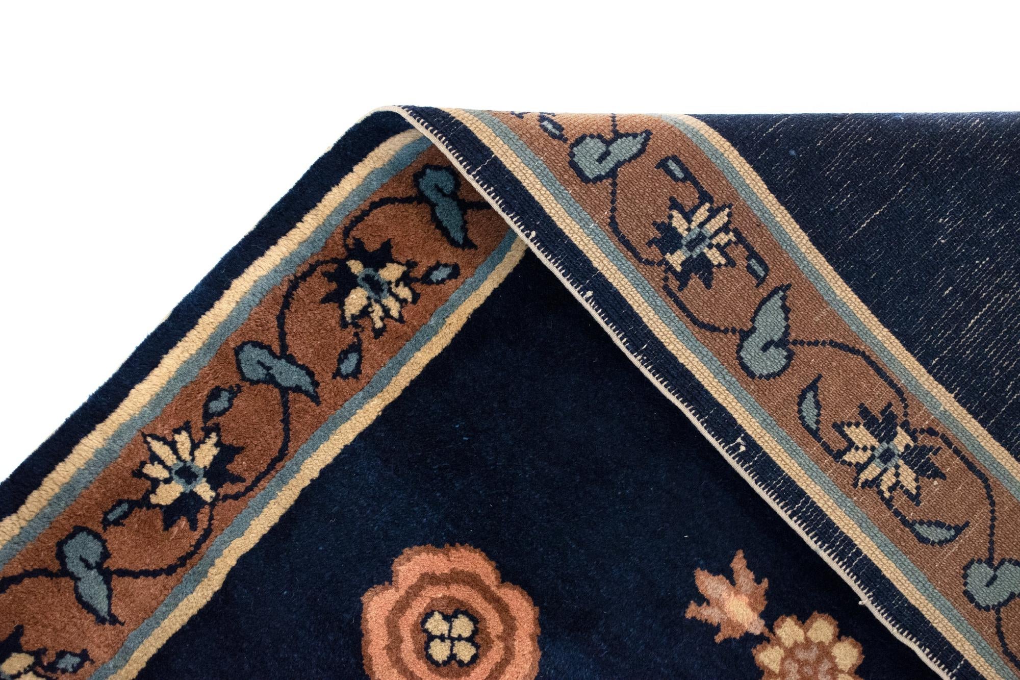 2' 9 x 13' Hand Knotted China Peking Runner Rug
