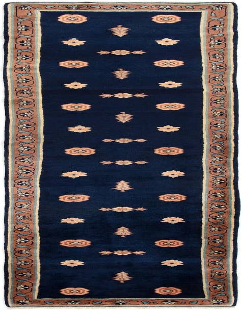 Detail image of 2' 9 x 13' Hand Knotted China Peking Runner Rug