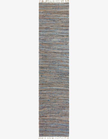 2' 11 x 16' 1 Hand Woven Chindi Jute Runner Rug