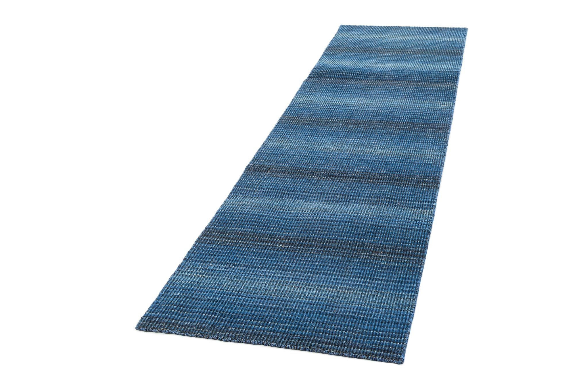 2' 9 x 9' 10 Hand Knotted Darya Wool Runner Rug