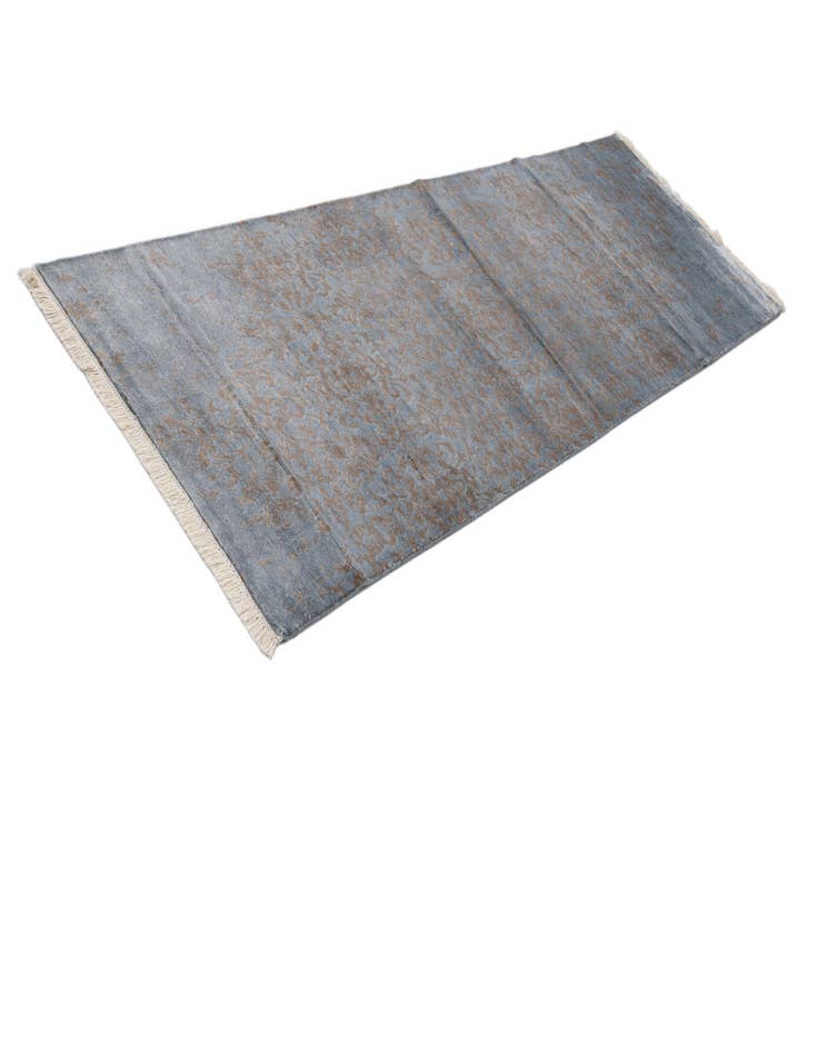 Detail image of 2' 8 x 9' 8 Hand Knotted Darya Wool Runner Rug