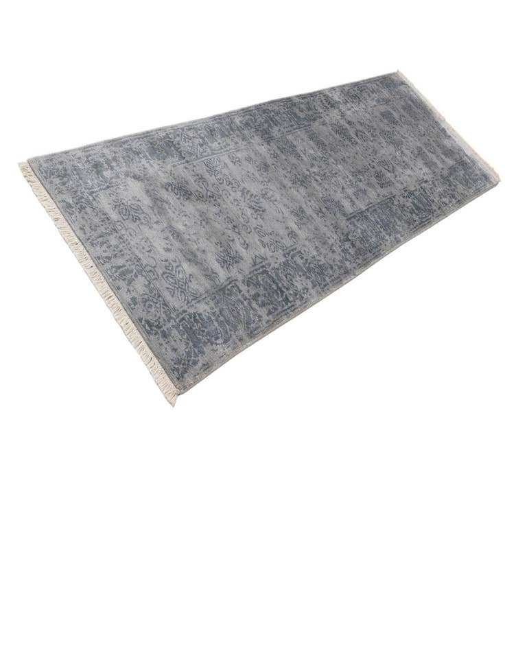 Detail image of 2' 7 x 9' 7  Hand Knotted Darya Wool Runner Rug