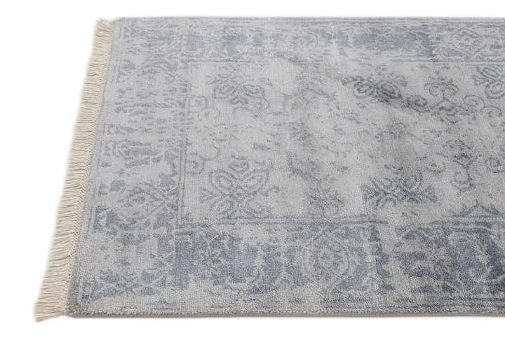 2' 7 x 9' 7 Hand Knotted Darya Wool Runner Rug