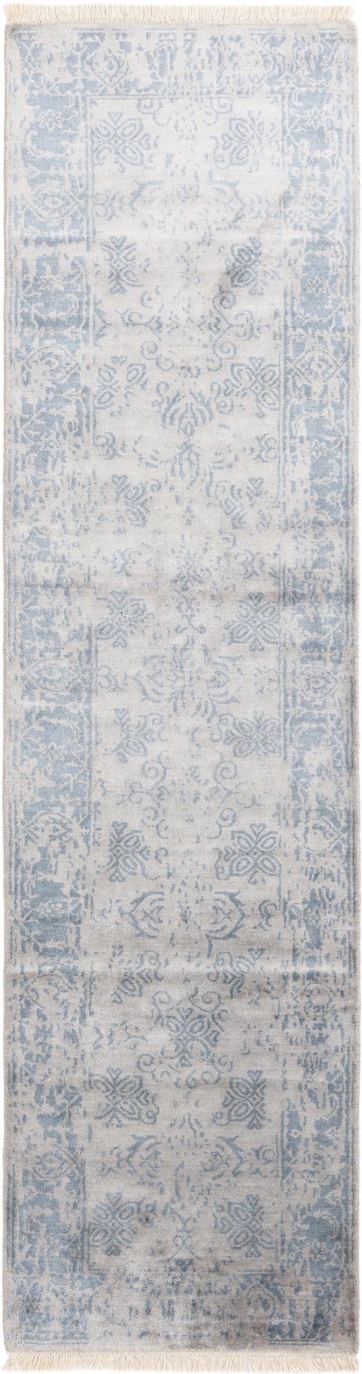 2' 7 x 9' 7 Hand Knotted Darya Wool Runner Rug