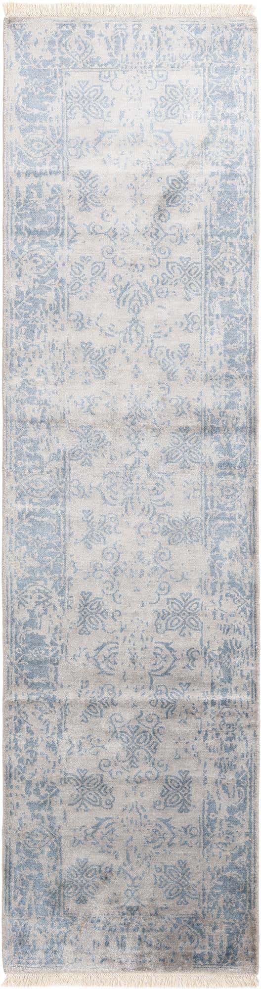 2' 7 x 9' 7 Hand Knotted Darya Wool Runner Rug