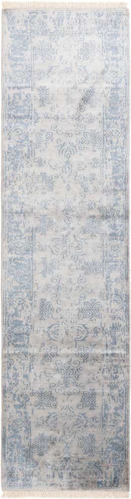 2' 7 x 9' 7 Hand Knotted Darya Wool Runner Rug