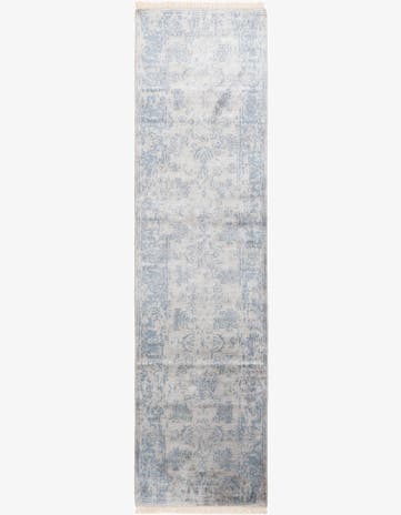 2' 7 x 9' 7 Hand Knotted Darya Wool Runner Rug