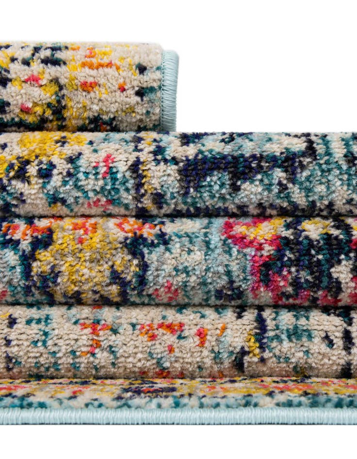 Detail image of 2' x 6' 9 Washable El Paso Runner Rug