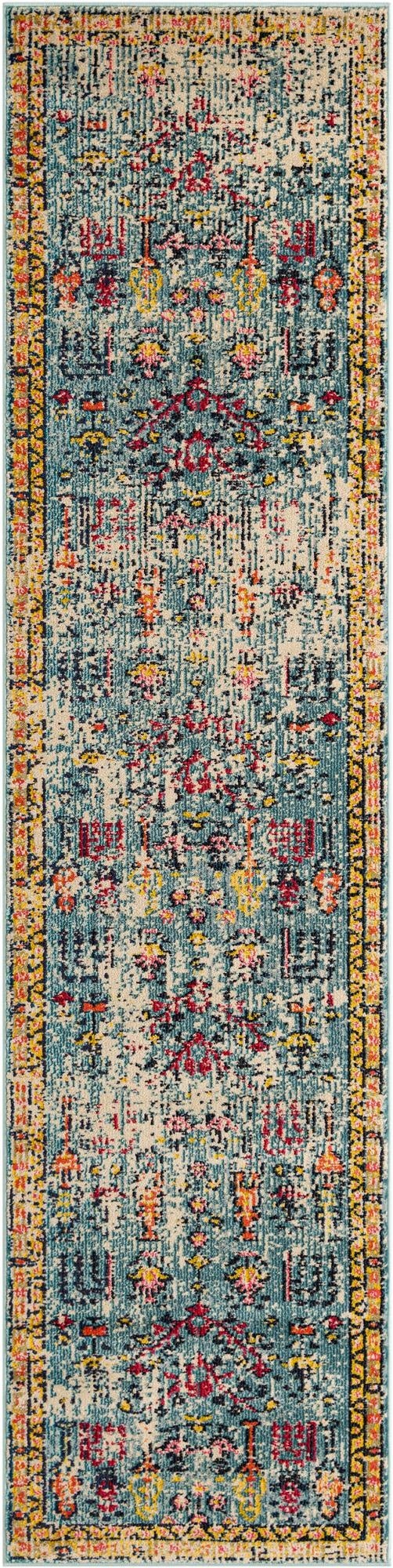 2' 7 x 10' Washable El Paso Runner Rug