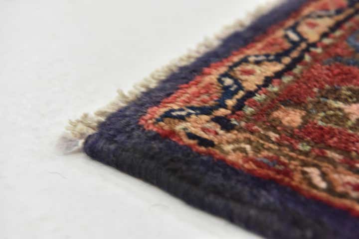 3' 5 x 10' Hand Knotted Farahan Persian Wool Runner Rug