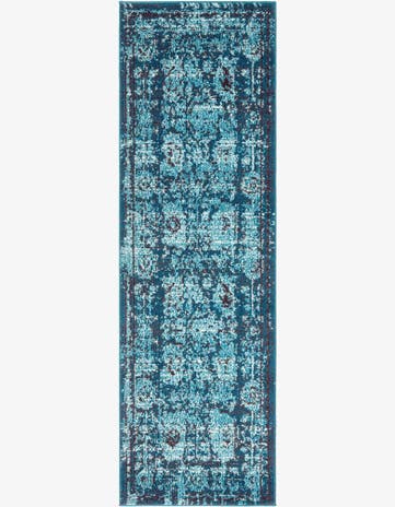 2' 2 x 6' 9 Washable Fleur Runner Rug