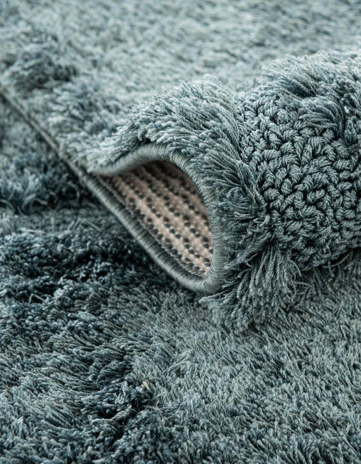 Detail image of 2' 7 x 10' Floral Shag Runner Rug