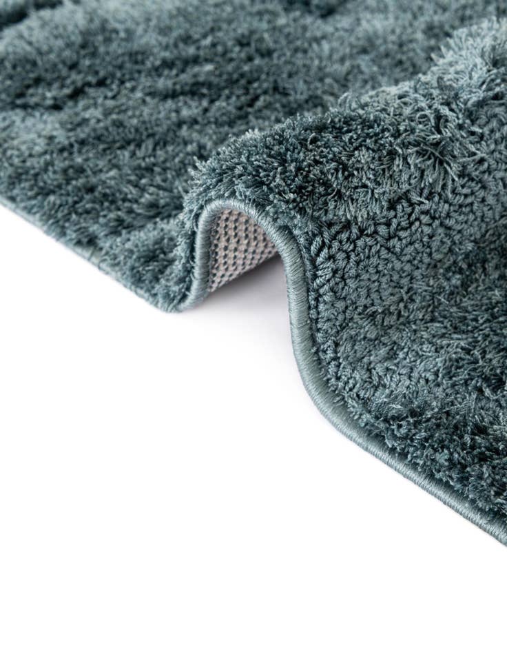 Detail image of 2' 7 x 10' Floral Shag Runner Rug