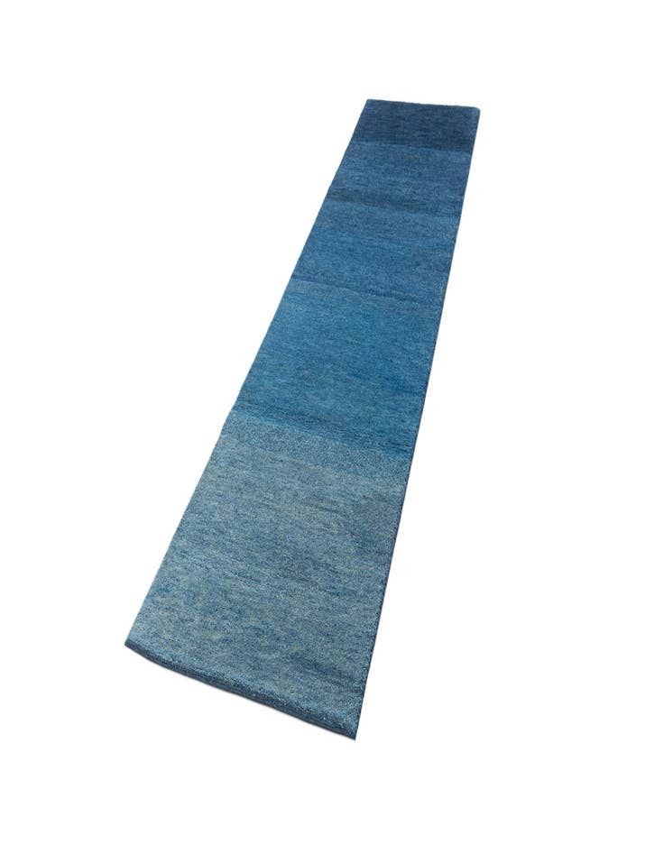 Detail image of 2' 8 x 9' 10 Hand Knotted Gabbeh Wool Runner Rug