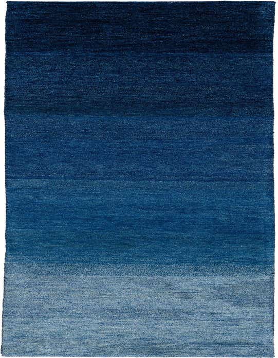 2' 8 x 9' 10 Hand Knotted Gabbeh Wool Runner Rug