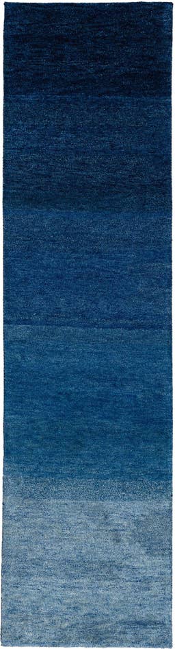 Detail image of 2' 8 x 9' 10 Hand Knotted Gabbeh Wool Runner Rug