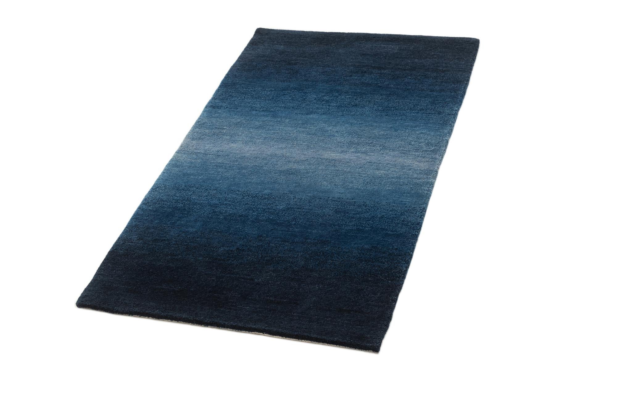 2' 4 x 4' 6 Hand Knotted Gabbeh Wool Runner Rug
