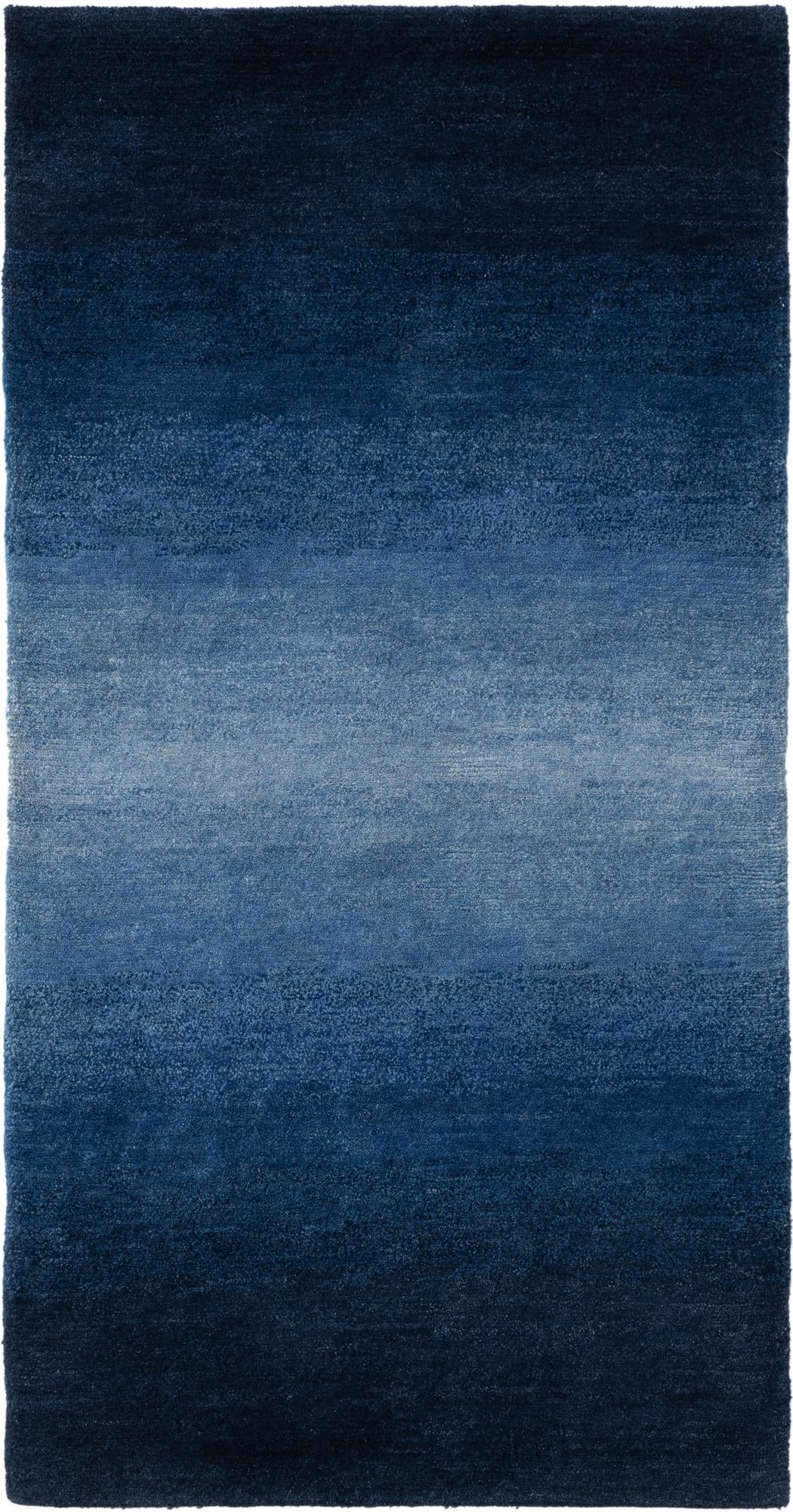 2' 4 x 4' 6 Hand Knotted Gabbeh Wool Runner Rug