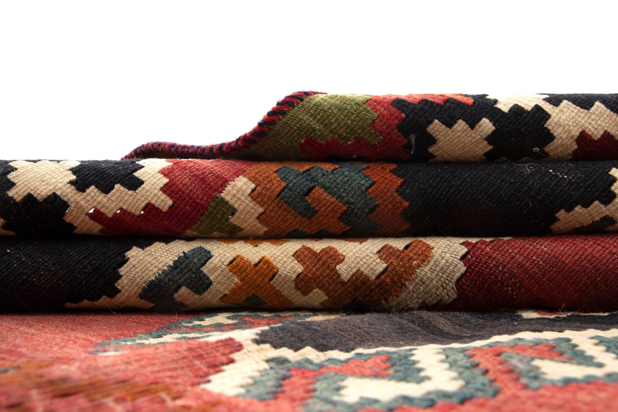 4' 6 x 9' 9 Hand Knotted Ghashghai Persian Runner Rug