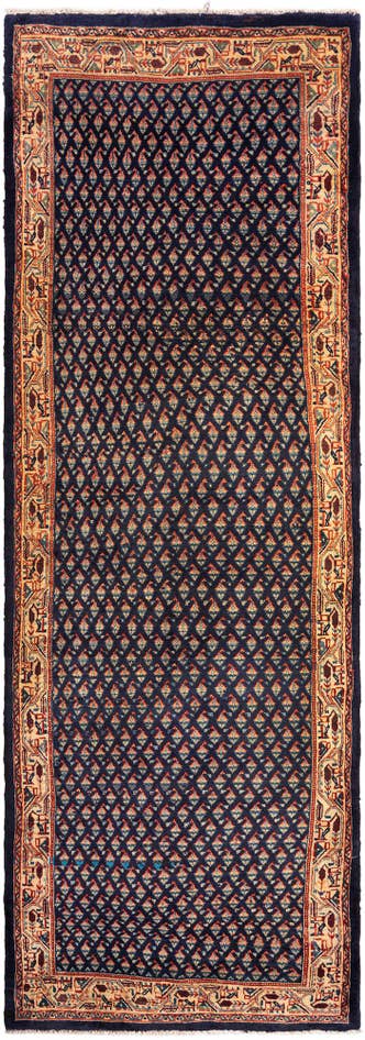 Detail image of 3' 7 x 11' 5 Hamedan Wool Runner Rug