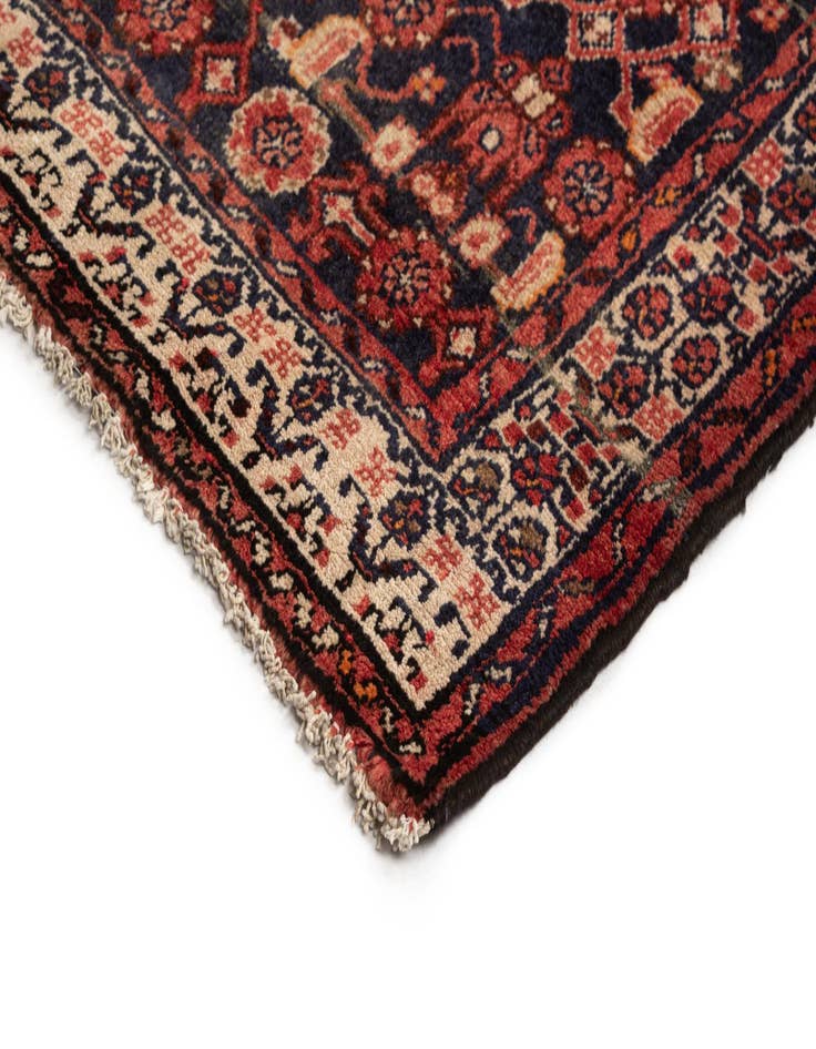Detail image of 3' 7 x 10' 1 Hamedan Wool Runner Rug