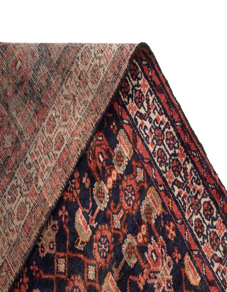 Detail image of 3' 7 x 10' 1 Hamedan Wool Runner Rug