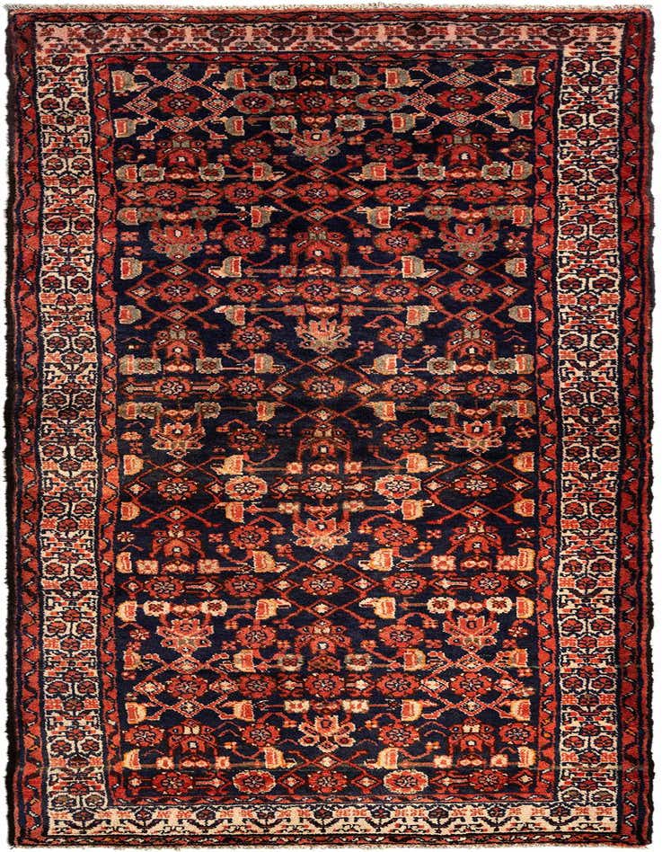 3' 7 x 10' 1 Hamedan Wool Runner Rug