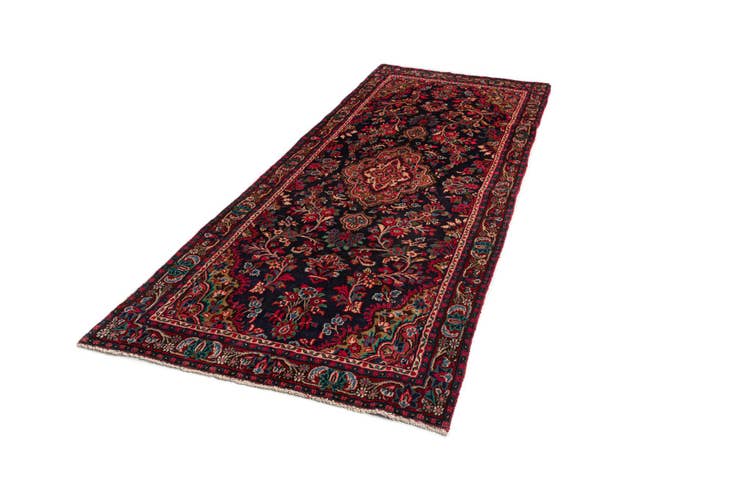 Detail image of 4' 2 x 10' 4 Hamedan Wool Runner Rug