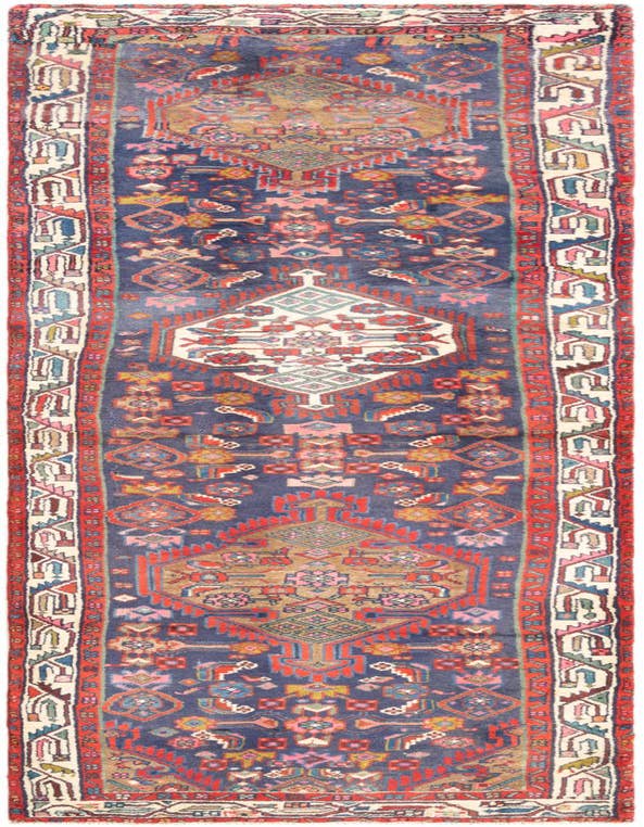 Detail image of 2' 5 x 10' 1 Hamedan Runner Rug