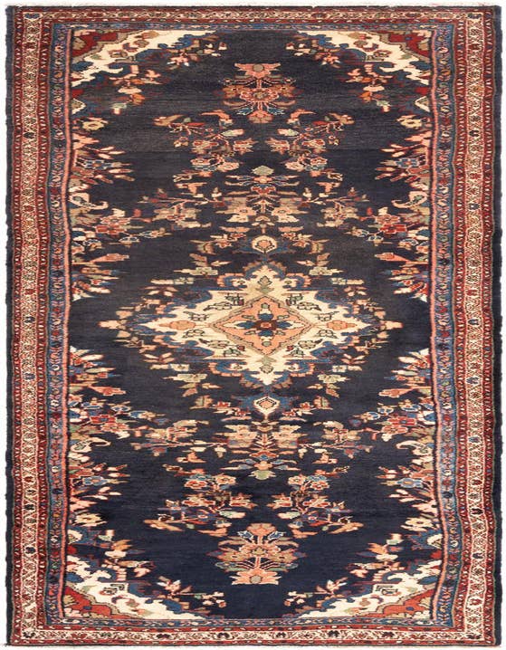 Detail image of 3' 3 x 13' Hamedan Runner Rug