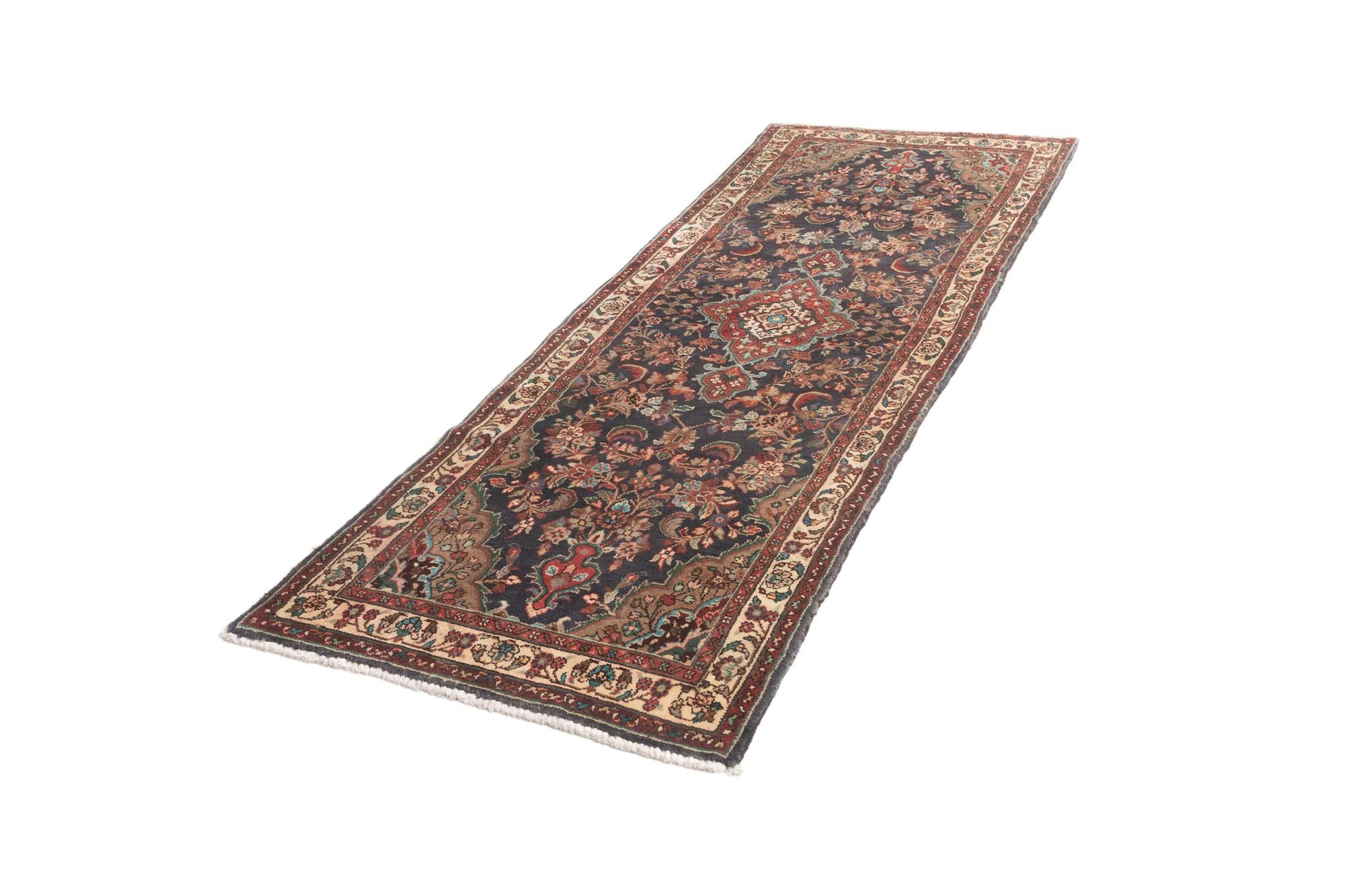 3' 4 x 10' 4 Hamedan Runner Rug