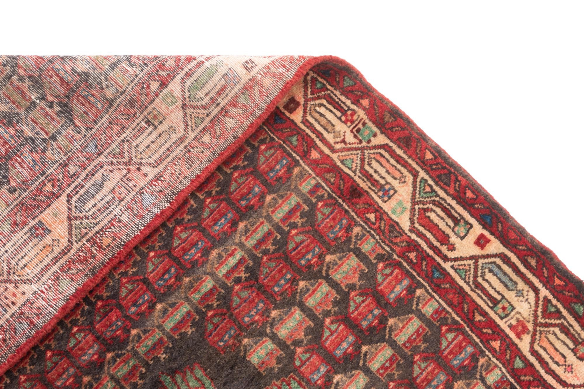 3' 7 x 10' 7 Hamedan Runner Rug