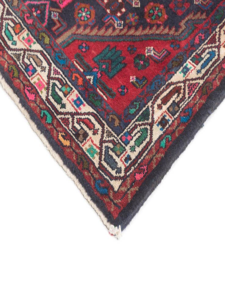 Detail image of 3' 4 x 10' 4 Hamedan Runner Rug