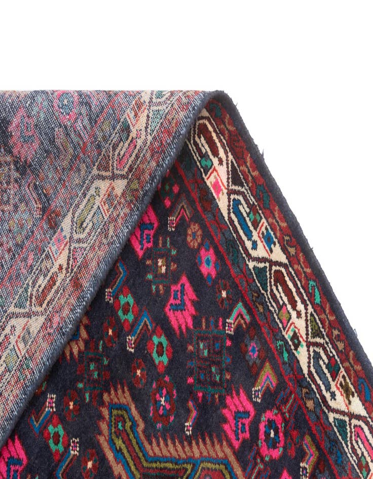 Detail image of 3' 4 x 10' 4 Hamedan Runner Rug