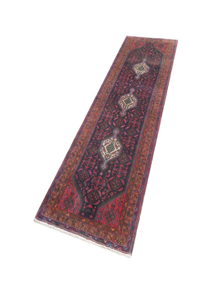 Detail image of 3' 4 x 9' 8 Hamedan Runner Rug