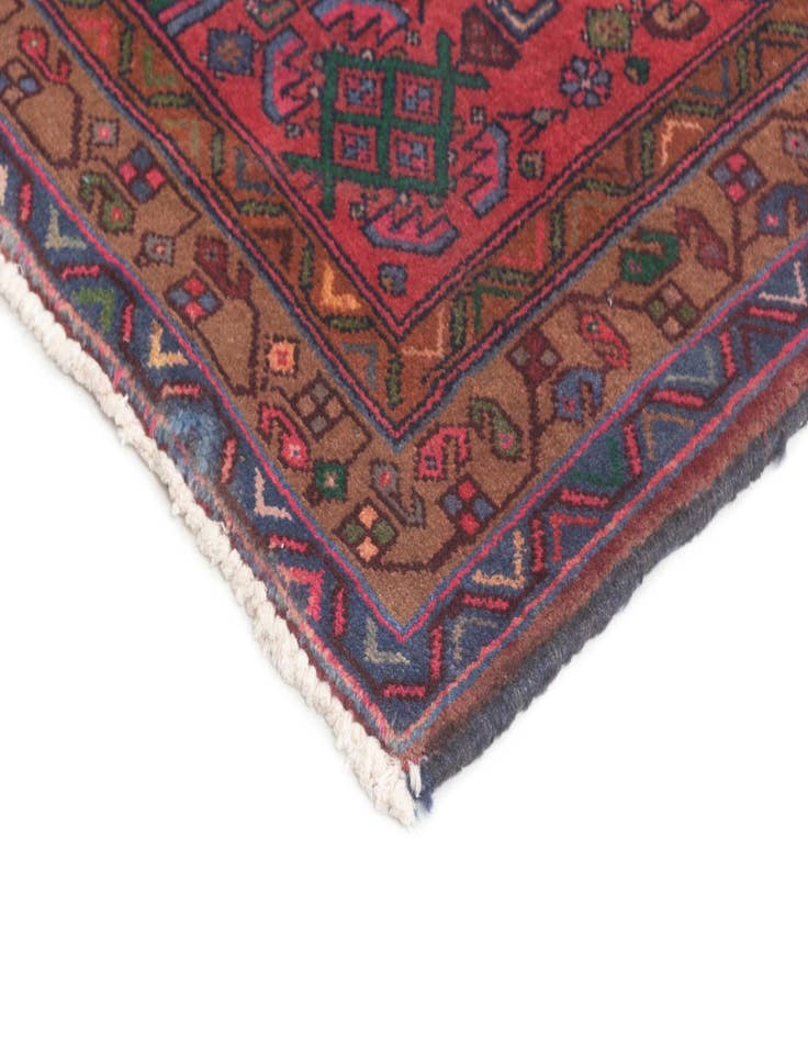 Detail image of 3' 4 x 9' 8 Hamedan Runner Rug