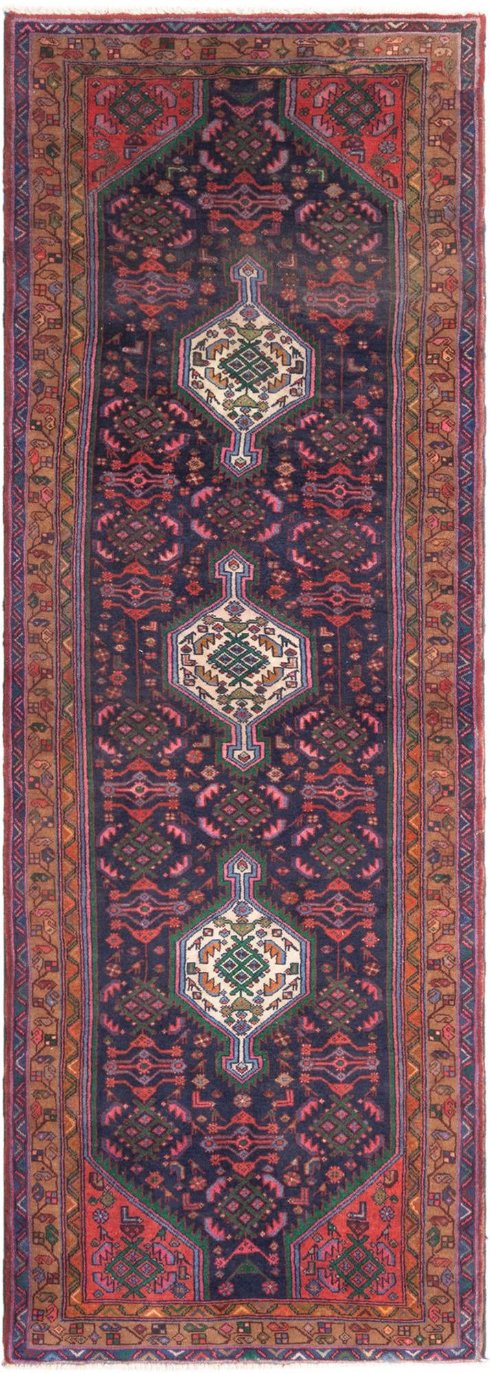 3' 4 x 9' 8 Hamedan Runner Rug