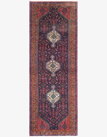 3' 4 x 9' 8 Hamedan Runner Rug